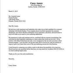 Fine Official Letter Format Examples In Cover Example Business