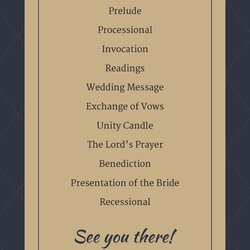 Sterling Traditional Wedding Program Template Illustrator Word Apple Pages