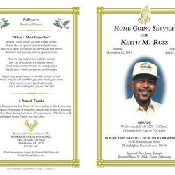Worthy Obituary Examples For Funeral Program Formidable Sample Highest Clarity