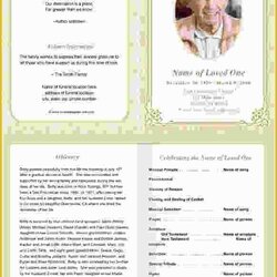 Wizard Free Editable Obituary Template Of Funeral Program Templates Sample African American Printable