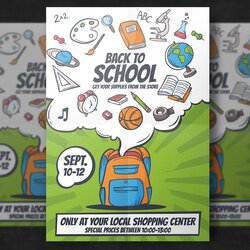 Super Free Back To School Flyer Template