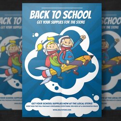 Back To School Flyer Template File Free Download