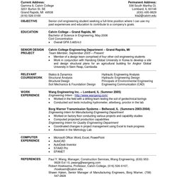 Matchless Good Resume Templates For College Students Internship Builder