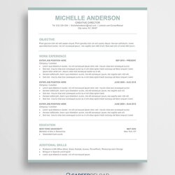 Admirable Free Word Resume Templates Microsoft Template Michelle