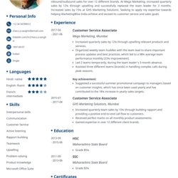 Professional Resume Templates Free Template To Use Initials