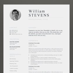 Superior Teacher Resume Teaching Template