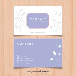 Superlative Free Vector Business Card Template