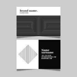 The Highest Standard Free Vector Simple Business Card Template Ready Print