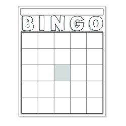 Magnificent Blank Bingo Cards White Card Template Word Printable Microsoft Board Number Templates Recognition