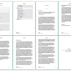 Superb Professional Looking Book Template For Word Free Ms Publishing Self Following Check Designs Also