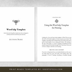 Fine Free Editable Book Templates In Word Used To Tech Template