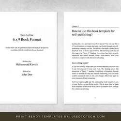 Very Good Free Editable Book Templates In Word Format Booklet Easy To Use For
