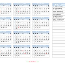 Peerless Yearly Calendar Free Download And Print Template Blank Landscape
