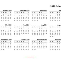 Spiffing Yearly Calendar Free Download And Print Blank Template Design