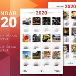 The Highest Quality Calendar Poster Templates