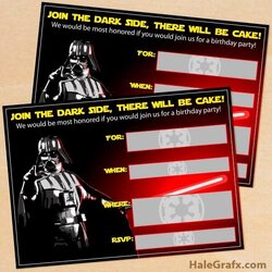 Star Wars Invitations Free Printable Luxury The Best Party