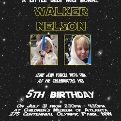 Magnificent Star Wars Birthday Invitations Wording Invitation Party Printable Visit Themes Choose Board