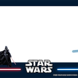 Free Printable Star Wars Birthday Party Kits Templates Invitation