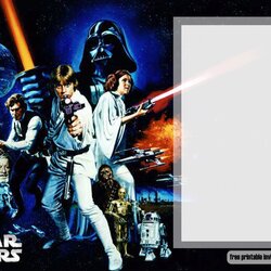 Swell Free Printable Star Wars Invitation Templates Download Hundreds Birthday Template Invitations Kids