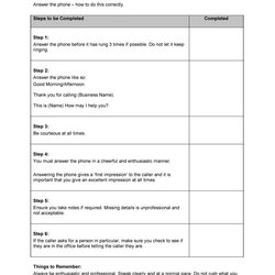 Supreme Standard Operating Procedures Template Procedure Example Digital Documents Direct Sop Doc