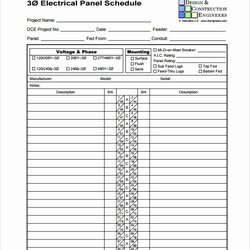 Preeminent Printable Circuit Breaker Directory Panel Template Labels Label Schedule Electrical Templates