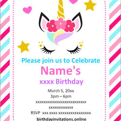 Supreme Free Printable Birthday Invitation Templates Party Invitations