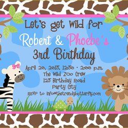 Superior Free Birthday Party Invitation Templates Of Printable Invitations Kids Card Editable Invites