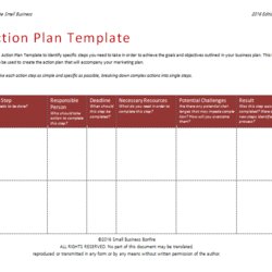 Champion Free Action Plan Templates Samples An Easy Way To Actions Excel Format