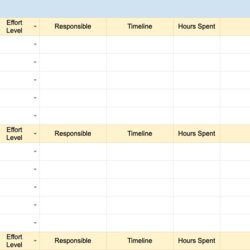 Matchless Action Plan Template Elements