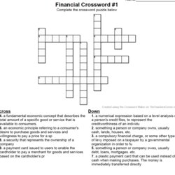 Terrific Financial Crossword Puzzle Shepherd Partners Disclosure Screen Shot At Pm
