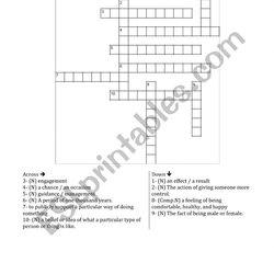 Equality Offers Prosperity Crossword Puzzle Worksheet