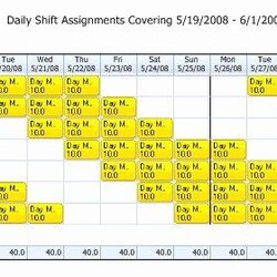 Legit Hour Rotating Shift Schedule Examples No Nu