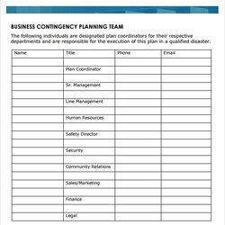 Free Sample Business Continuity Plan Templates In Template Manufacturing Technology Information Recovery