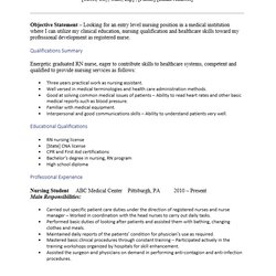 Admirable Free Nursing Student Resume Samples Examples Format Nurse Example