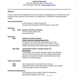 Brilliant Nursing Student Resume Example Free Word Documents Download Template Graduate Templates New