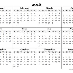 Spiffing Calendar Printable Yearly
