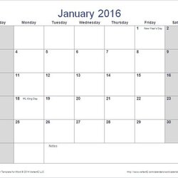 Terrific Download The Calendar Template For Word From Monthly