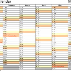 Calendar Free Printable Templates Word
