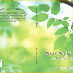 High Quality Free Book Cover Templates Of Best Totally Template Leaves Plant Covers Printing Artwork Vector