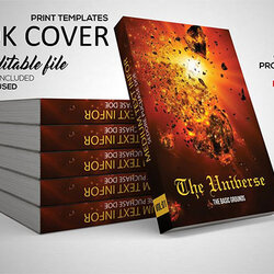Exceptional Free Book Cover Templates Of Design Template Vector Designs