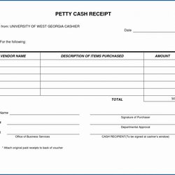 Great Cash Receipt Template Excel Petty Simple Hotel Voucher Sample