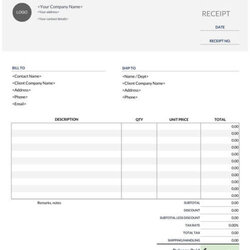 Terrific Free Cash Receipt Templates Word Excel And