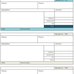 Brilliant Free Cash Receipt Templates Word Assist Template