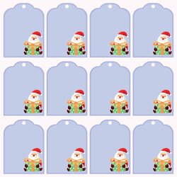 Best Gift Name Tag Free For At Christmas Shape Templates