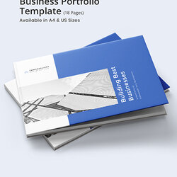 High Quality Free Portfolio Templates In Microsoft Word Doc Template Business