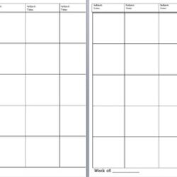 Exceptional Lesson Plan Book Template By Collaborative Creative Colleagues Subject Original