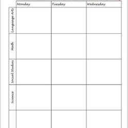 Terrific Elementary School Lesson Plan Book Template By The Cheerful Fig Original