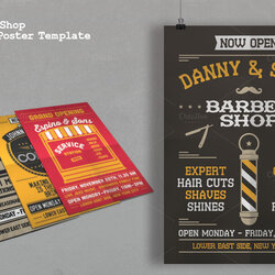 Opening Shop Flyer Poster Template Templates On Creative Market