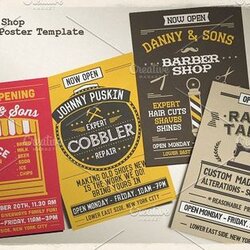 Sterling Opening Shop Flyer Poster Template By Rooms Design On Templates