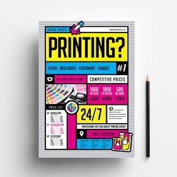 Wonderful Free Print Shop Templates For Local Printing Services Template Poster Business Flyers